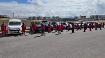 فرق الاستجابة التابعة للهلال الأحمر المصري تنتشر ميدانيًا لمواجهة تداعيات موجة السيول